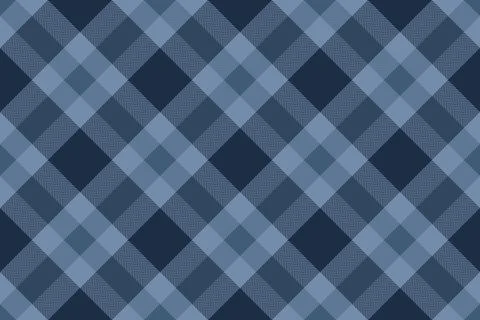 Classic blue plaid seamless pattern. Perfect for textile, wallpaper, or graph Stock Illustration