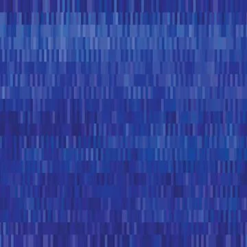Classic blue spliced vector broken pixel texture. Variegated mottled dotted line Stock Illustration