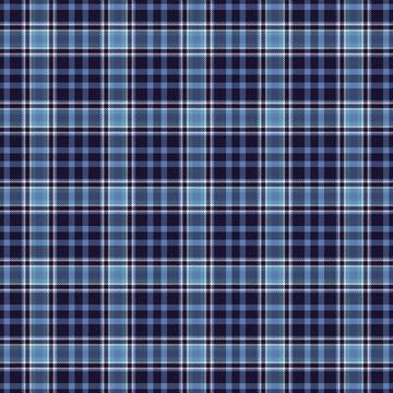 Classic blue tartan pattern. A versatile background for designs, fashion, tex Stock Illustration