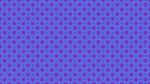Classic Blue Textured Halftone Dot Seamless Background Stock Footage 344773258