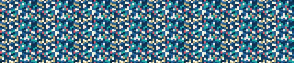 Classic Blue Vector Close Up Mini Pixel Grid Mosaic. Texture Banner Background Stock Illustration