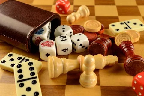 Classic Board Games Stock Photos