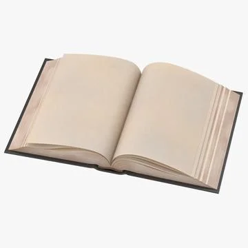 3D Model: Classic Book 01 Open Middle #90881625 | Pond5