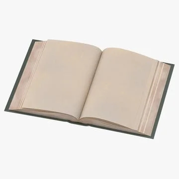 3D Model: Classic Book 06 Open Middle #90918339 | Pond5