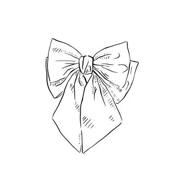 Classic bow illustration Stock Illustration