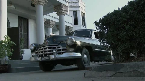 Classic car boot Stock Footage 249511759