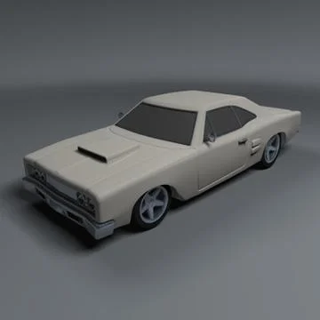 Classic Car C4D 3D Model