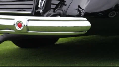 Classic Car at the Concours d'Elegance Stock Footage 8962896