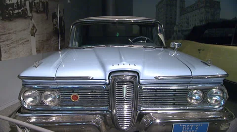 Classic Car  Edsel Stock Footage 39383072