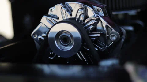 Classic Car Engine Stock Footage 25239569