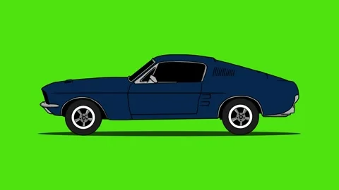 Classic Car Stock Footage 285583174