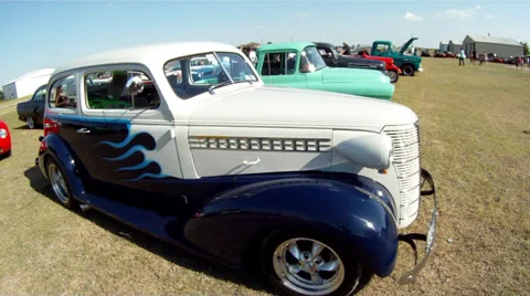 Classic Car Hotrod 스톡 동영상 24322495