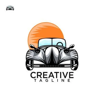 Classic car Stock Illustration