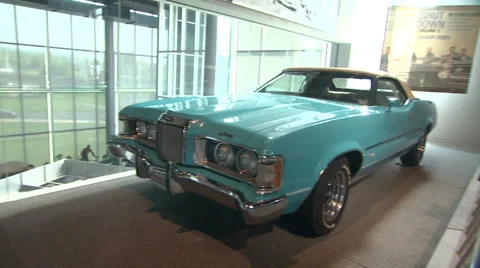Classic Car  -Pan Stock Footage 39383538