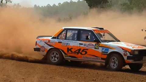 Classic car rally Video stock 90554891