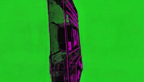 A classic cassette tape clean line art continuous play of the middle poin Stock Footage 318673645