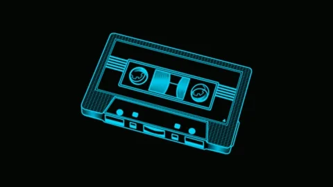 Classic Cassette Vector Icon Animation Stock Footage 325562955