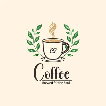 Classic Ceramic Coffee Cup Design for Branding and Mockups Stock Illustration