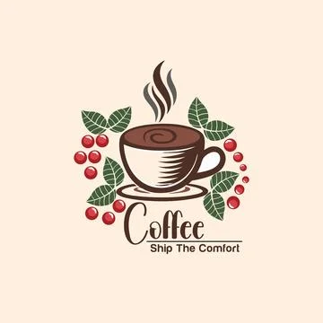 Classic Ceramic Coffee Cup Design for Branding and Mockups Stock Illustration