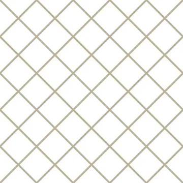Classic Checker Geometric Vector Repeated Seamless Pattern, in Neutral Beige Stock Illustration