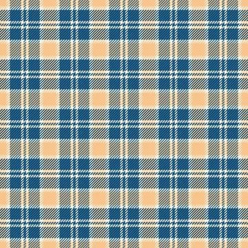 Classic checkered pattern design with blue and beige hues. Perfect for backgr Stock Illustration