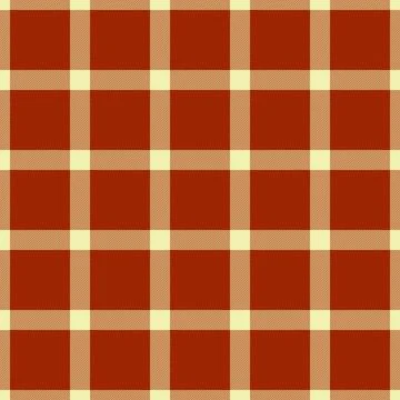 Classic checkered pattern in red beige. Creates a rustic, warm aesthetic. G.. イラスト素材