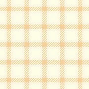 Classic checkered pattern in soft peach and cream. Seamless texture adds warm Stock Illustration