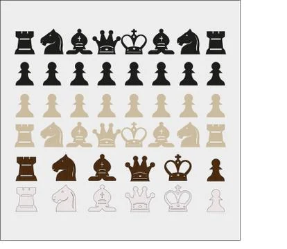 Classic chess Stock Illustration