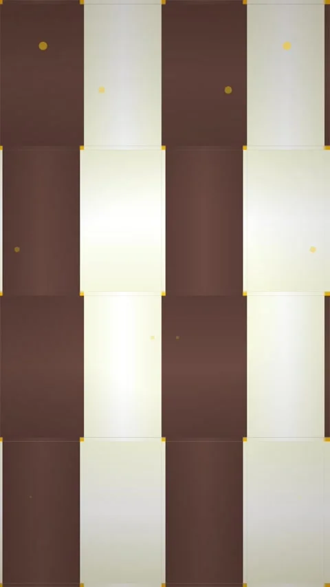 Classic Chessboard Pattern: Brown and White Squares, Elegant Design, Abstra.. Stock Footage 347698742