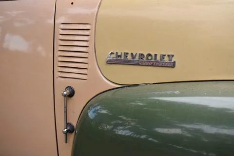 Classic Chevy Close-Up: Thriftmaster Stock Photos