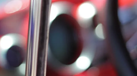 Classic Chevy Gauges Stock Footage 25239663