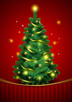 Classic christmas background. Stock Illustration