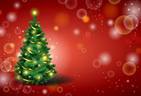 Classic christmas background. Stock Illustration