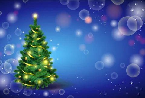 Classic christmas background. Stock Illustration