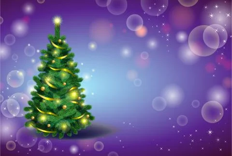 Classic christmas background. Stock Illustration