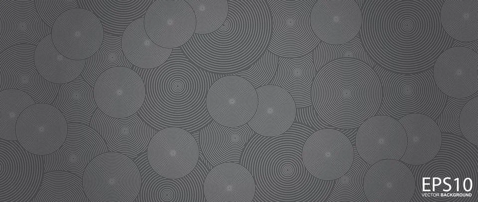 Classic circle line vector pattern background. Stock Illustration