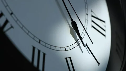Classic Clock Close-up Ticking Hands Fast Time Lapse 스톡 동영상 319611868