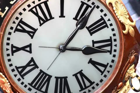 Classic clock face Stock Photos