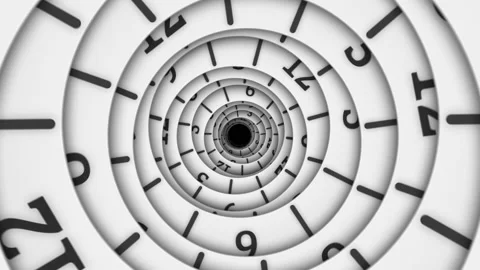 Classic clock time. Clock zoom motion. Stock-Footage 169762676