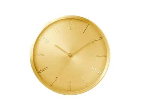 Classic clock on wall . Foto stock