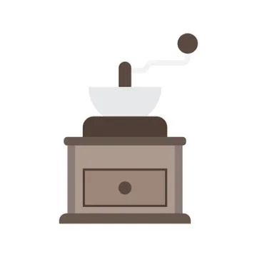 Classic coffee grinder Stock Illustration