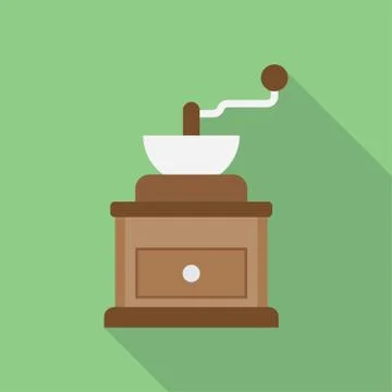 Classic coffee grinder Stock Illustration