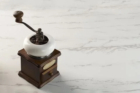 A classic coffee grinder Stock Photos