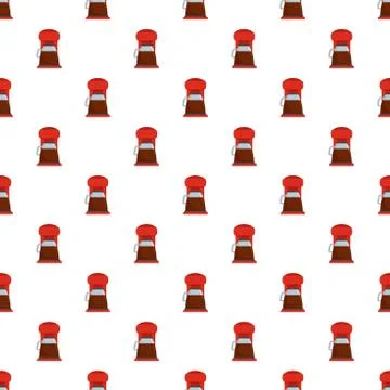 Classic coffee machine pattern seamless Stock Illustration