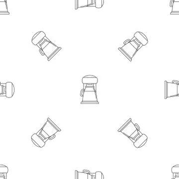 Classic coffee machine pattern seamless vector イラスト素材
