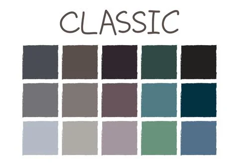 Classic Color Tone without Code Stock Illustration