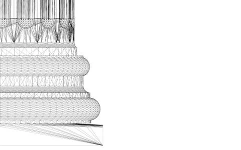 Classic column Stock Illustration