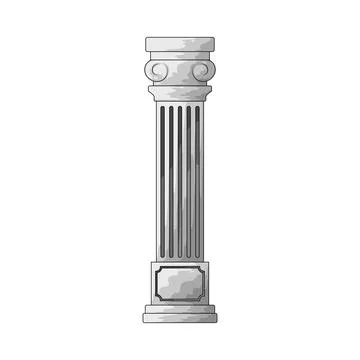 Classic column illustration Stock-Illustration