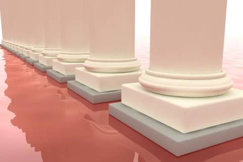 Classic columns Illustration