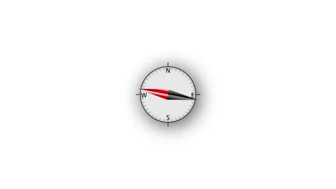 Classic Compass Navigation Tool Stock Footage 332824453